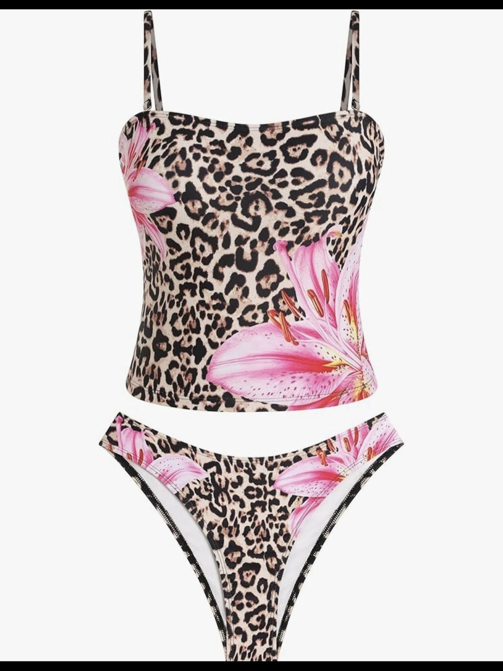 ZAFUL Floral Tankini Swimsuit #1375 - Picture 8 of 9